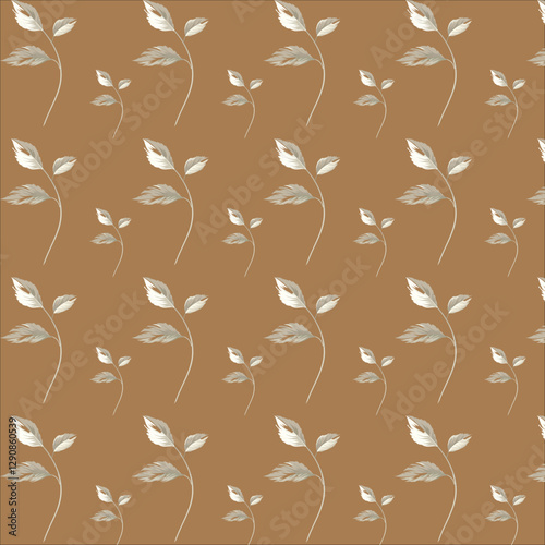 seamless pattern with leaves