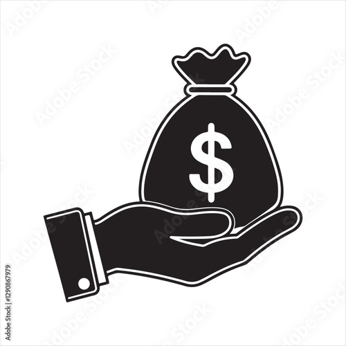 money bag with a dollar symbol,