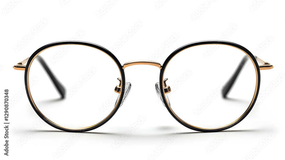 the glasses are made from metal and have a round frame the glasses are made from metal and have a round frame