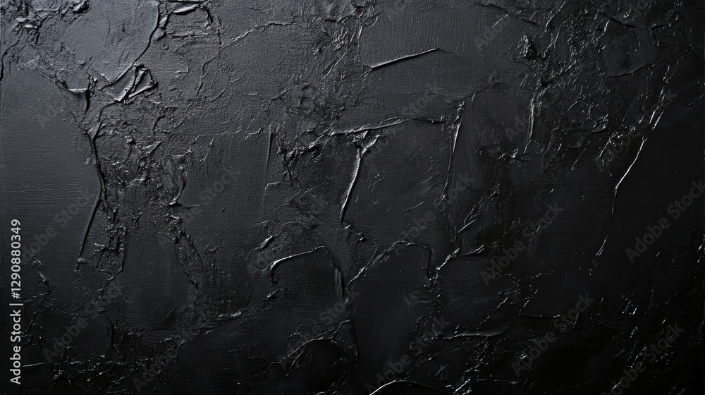 Black textured wall background for design, abstract surface for artistic projects, dark surface for photography, minimalist backdrop for creative use. Black textured wall background for design, abstract surface for artistic projects, dark surface for photography, minimalist backdrop for creative use.