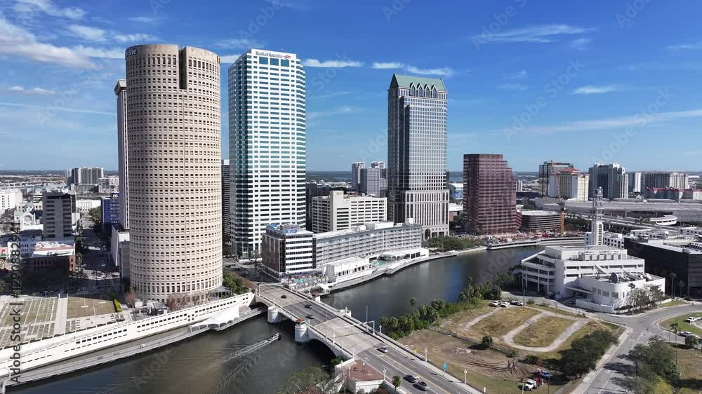 Tampa Skyline At Tampa In Florida United States. High Rise Buildings Landscape. Financial District. Tampa Skyline At Florida United States. Downtown City. Urban Outdoor. Tampa Skyline At Tampa In Florida United States. High Rise Buildings Landscape. Financial District. Tampa Skyline At Florida United States. Downtown City. Urban Outdoor.