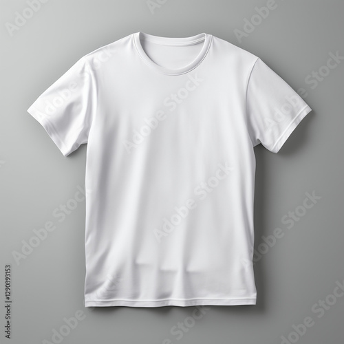 white shirt mockup design on grey background