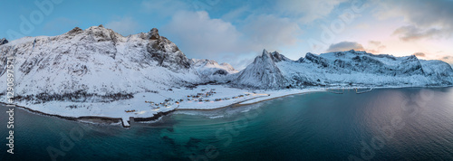 panoramic aerial landscape ...
