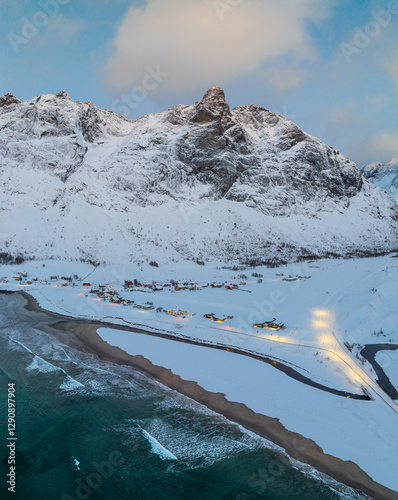 panoramic aerial landscape ...