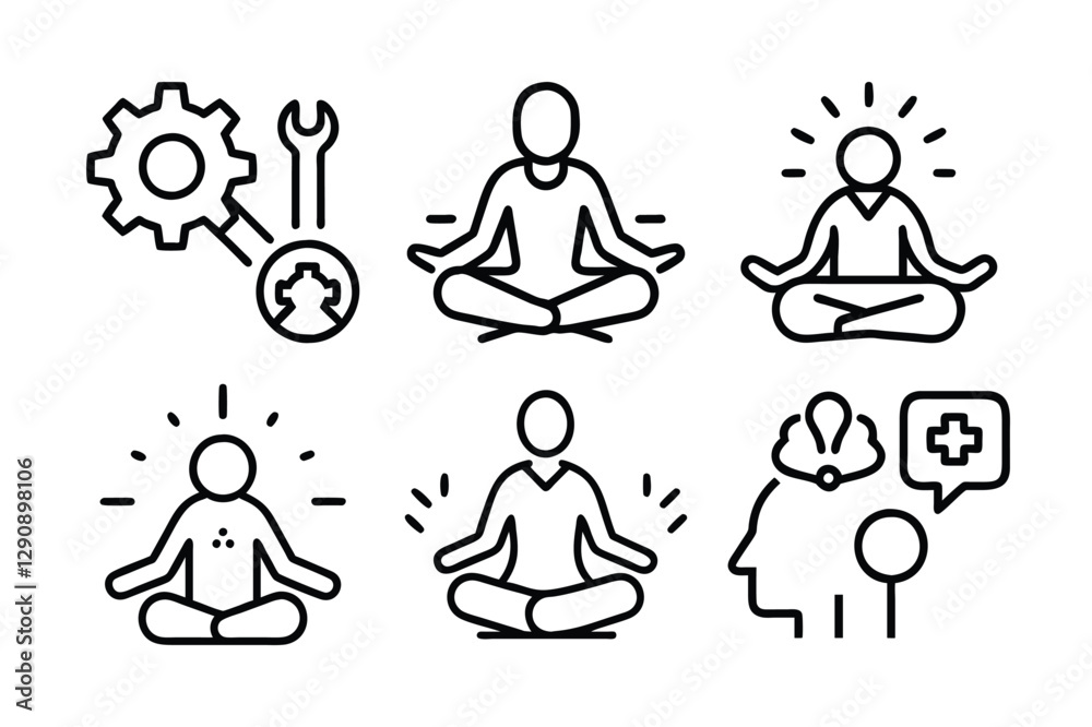 Workshop icon set vector art illustration Workshop icon set vector art illustration