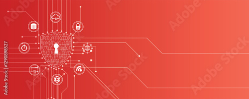 Digital lock protect data flow in global network
