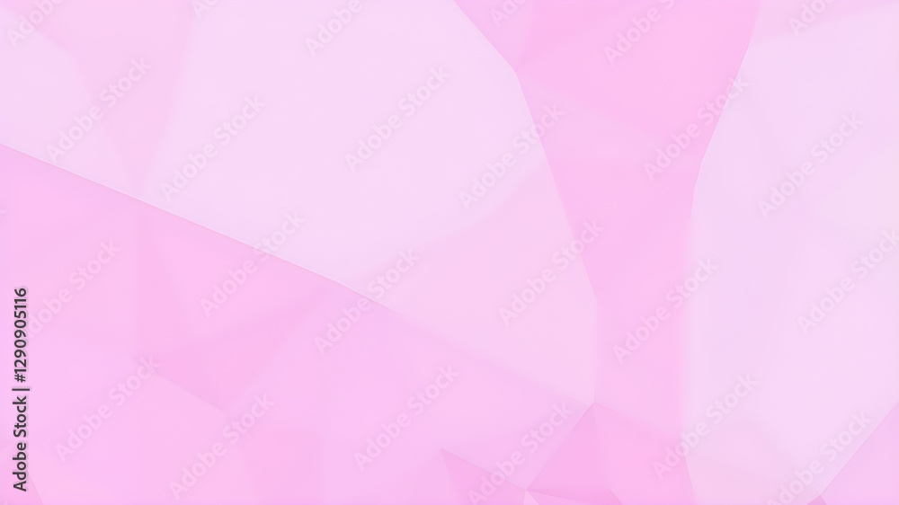Fototapeta premium A soft pink background features a subtle, geometric pattern with overlapping shapes and varying shades of pink