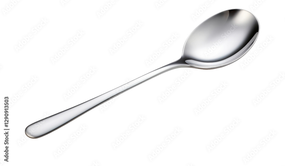 Stainless Steel Spoon on transparent background Stainless Steel Spoon on transparent background