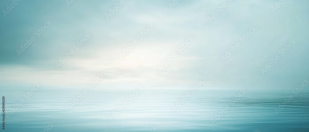 Calm water surface with soft blue hues, serene landscape reflecting light, tranquil horizon at dawn, peaceful nature scene for relaxation and meditation. Calm water surface with soft blue hues, serene landscape reflecting light, tranquil horizon at dawn, peaceful nature scene for relaxation and meditation.