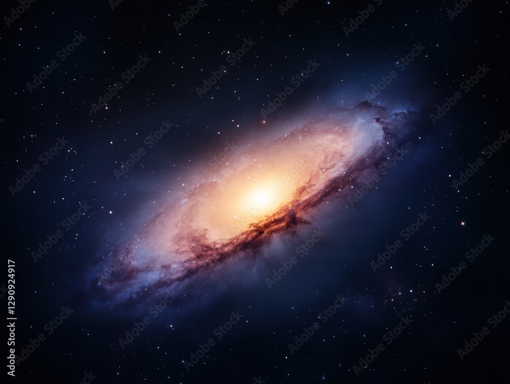 Fototapeta premium Beautiful Galaxy in Deep Space