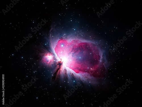 Orion Nebula and starry Sky