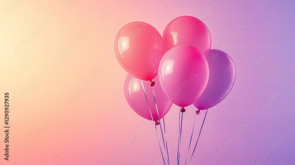 custom made wallpaper toronto digitalBright balloons floating in mid-air, radiating joy and vibrant energy.