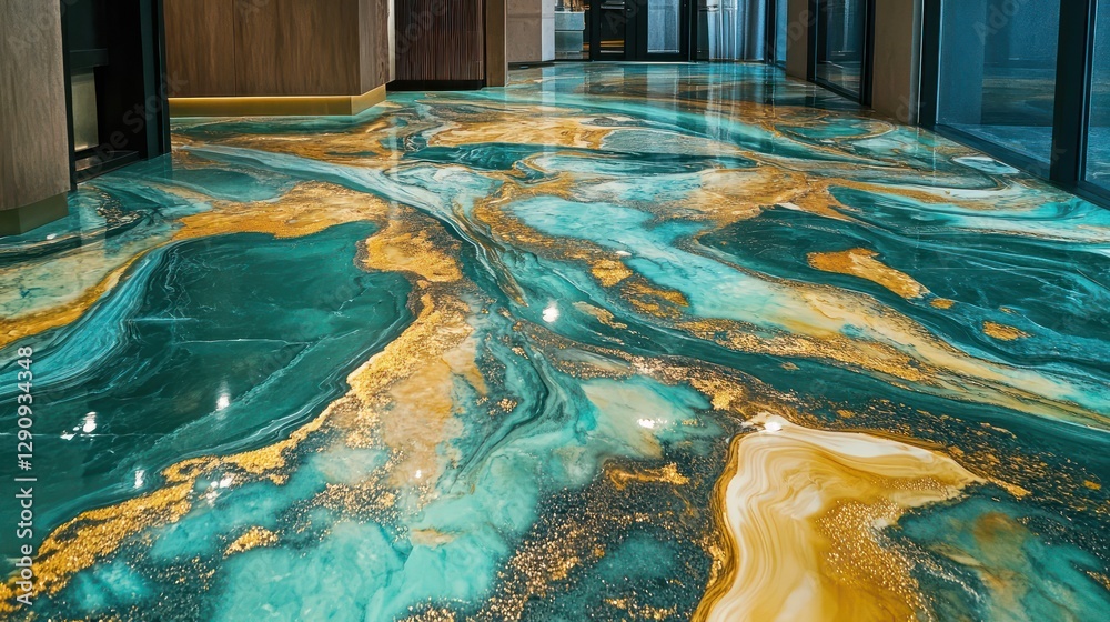 Obraz premium Marbled Epoxy Floors
