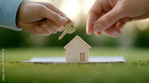 handing over house keys to new owners