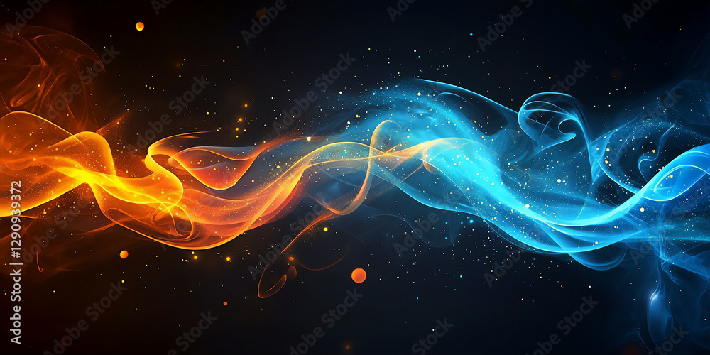 Fototapeta premium Elegant Smooth Gradient Background with Vibrant Color Transitions Perfect for Stylish Creative Posters and Design Visuals