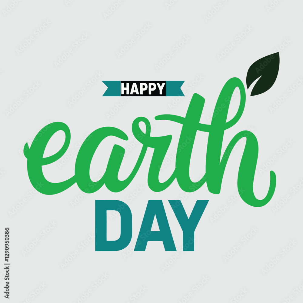 Fototapeta premium Happy Earth Day with Natural Elements for Festive Events