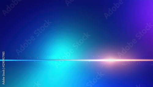 Vibrant spectrum of blue and purple light