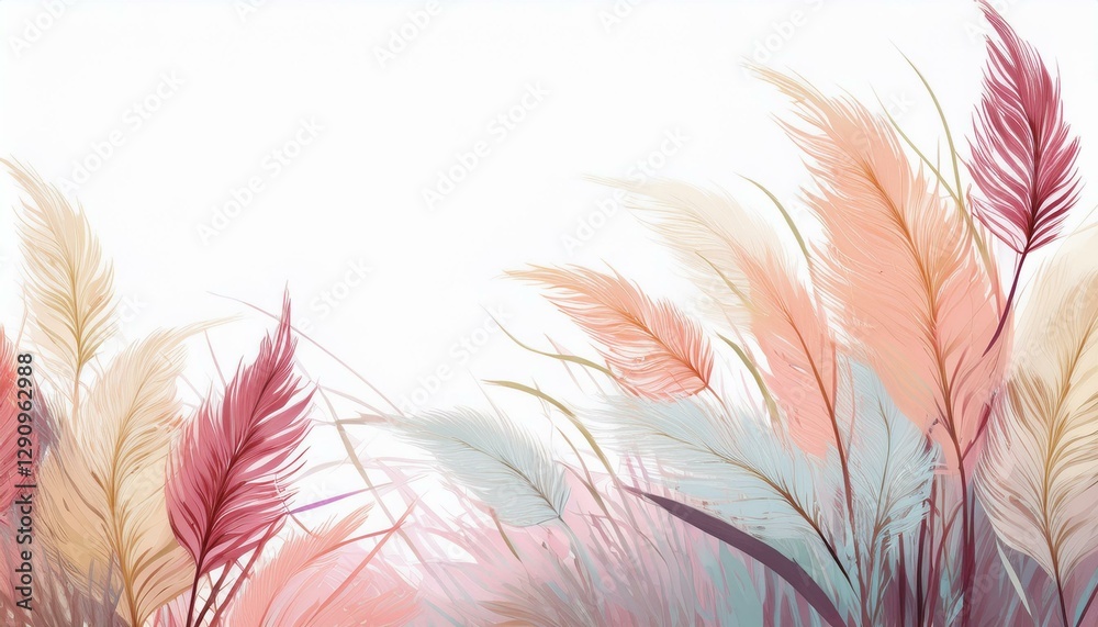 Obraz premium abstract colorful feathers