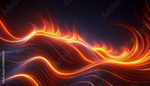 Wallpaper Mural abstract fire background Torontodigital.ca