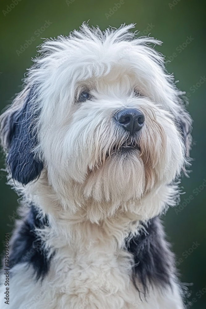Portrait of a dog with a blurred background Portrait of a dog with a blurred background