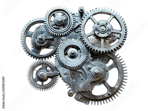 Metallic gears and cogs