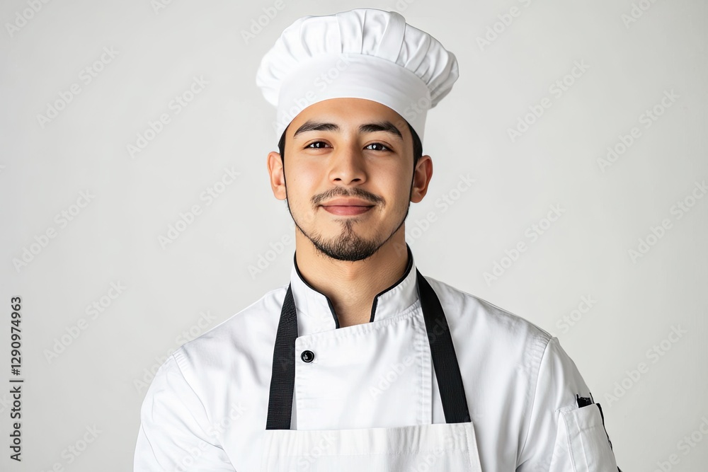 Confident Chef Portrait Against Gray Background (1) Confident Chef Portrait Against Gray Background (1)