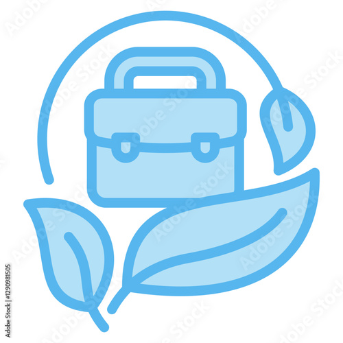 Green Business Icons For Design Elements 