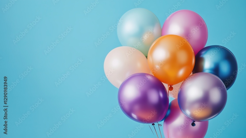 Colorful balloons arranged playfully, symbolizing joy and creativity in a simple yet vibrant design. Colorful balloons arranged playfully, symbolizing joy and creativity in a simple yet vibrant design.