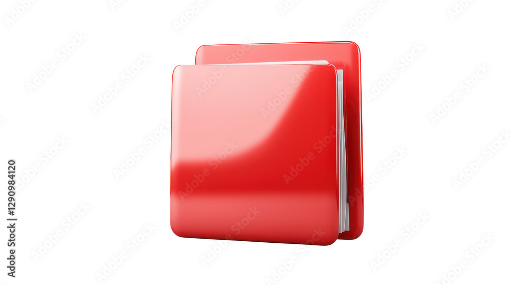 Vivid red book on a dark background, study in minimalist photography and dramatic lighting Vivid red book on a dark background, study in minimalist photography and dramatic lighting