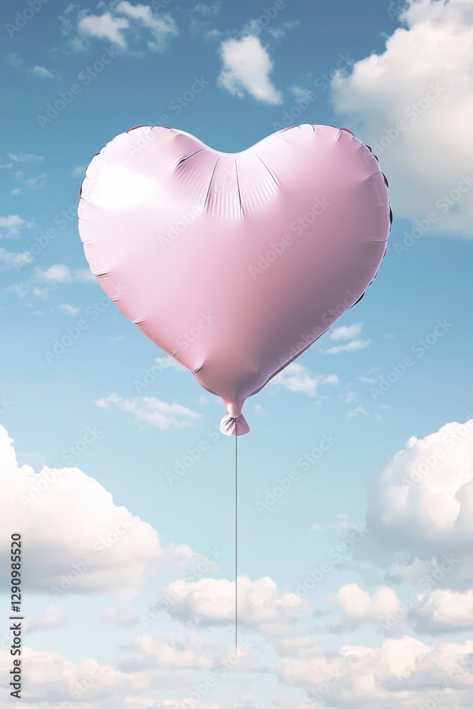 Fototapeta premium Artistic representation of Valentine's Day themes.