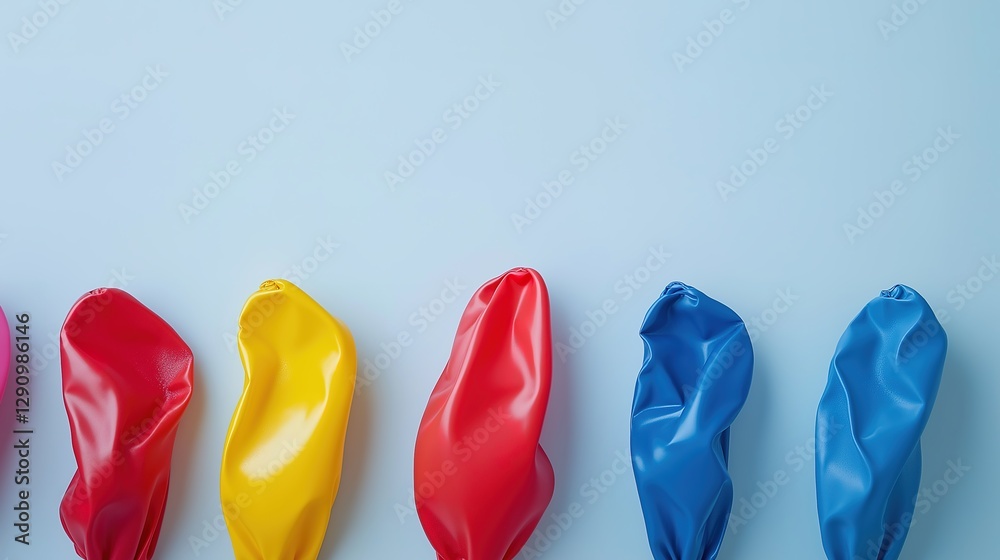 Colorful balloons arranged playfully, symbolizing joy and creativity in a simple yet vibrant design. Colorful balloons arranged playfully, symbolizing joy and creativity in a simple yet vibrant design.