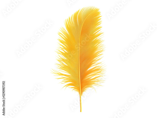 Yellow feather duster