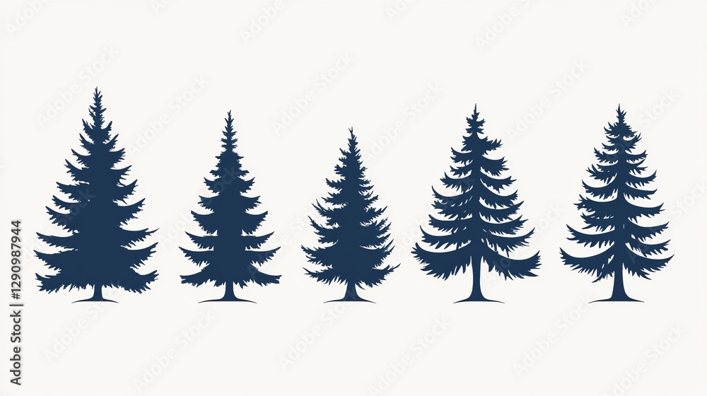 A Collection of Silhouetted Pine Trees, A Captivating Graphic Design for Nature Lovers, Perfect for Home Decor, Posters, or Prints. A Timeless and Elegant Visual Representation of Nature's Beauty. A Collection of Silhouetted Pine Trees, A Captivating Graphic Design for Nature Lovers, Perfect for Home Decor, Posters, or Prints. A Timeless and Elegant Visual Representation of Nature's Beauty.