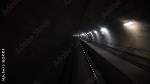 tunnel of a metropolitan railway
