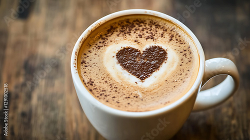 cup of coffee with cinnamon