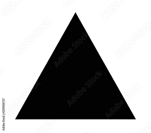 Black Triangle with transparent background