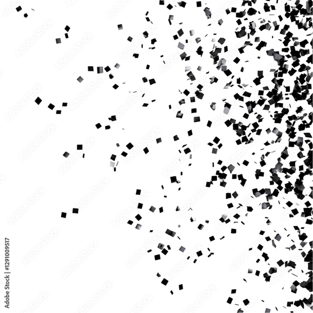 Abstract Black and White Geometric Chaos Intense Energy Abstract Black and White Geometric Chaos Intense Energy