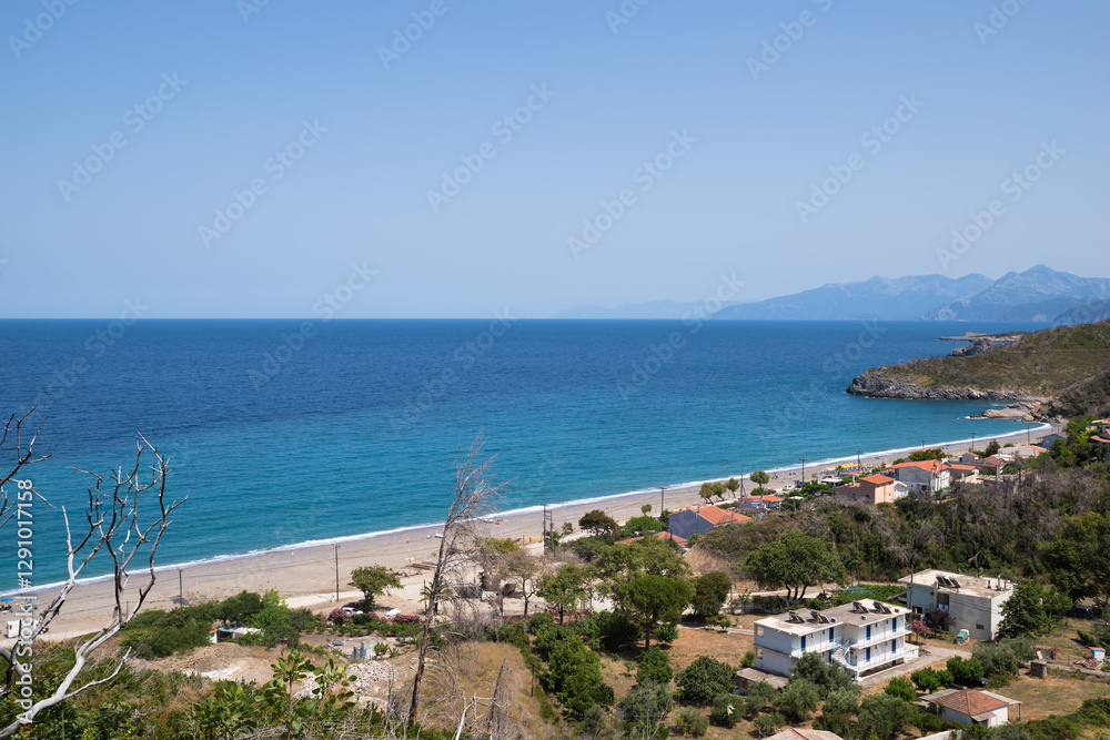 Amazing scenery by the sea in Fragkaki beach, North Evia, Greece Amazing scenery by the sea in Fragkaki beach, North Evia, Greece