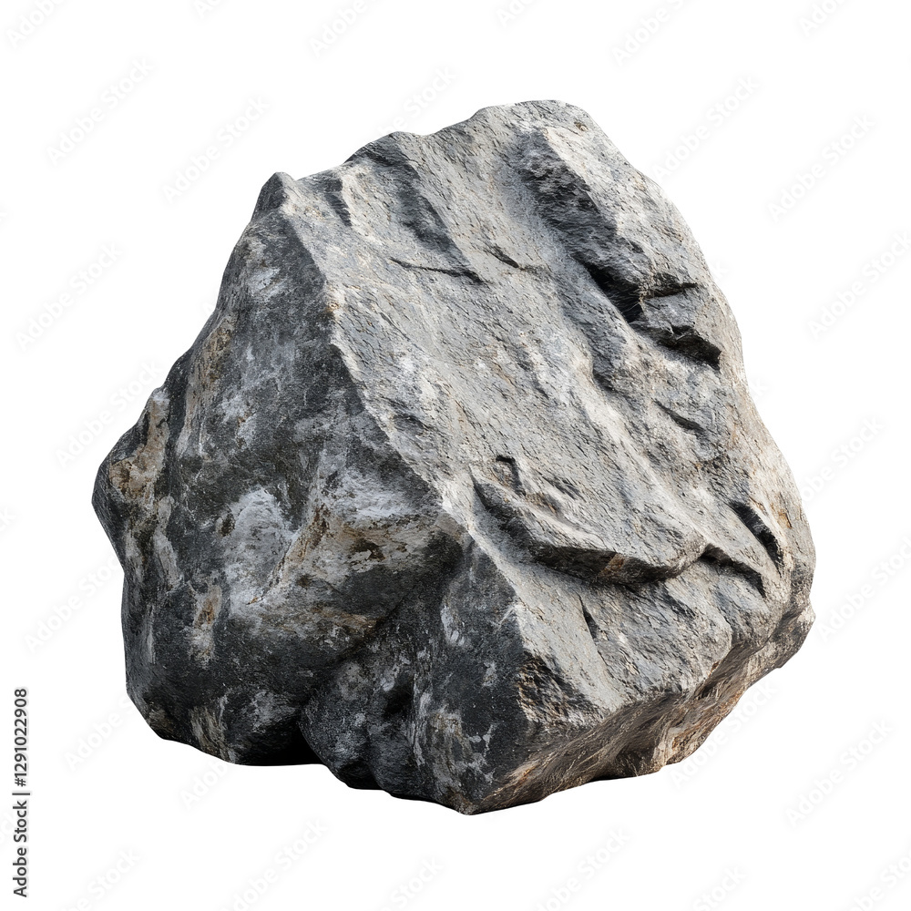 A textured rock sits prominently against a stark transparent background, showcasing its natural formations and colors, Rock shape on transparent background A textured rock sits prominently against a stark transparent background, showcasing its natural formations and colors, Rock shape on transparent background