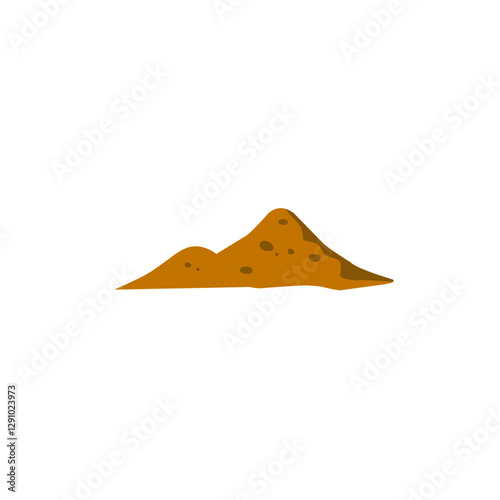 dirt mound vector