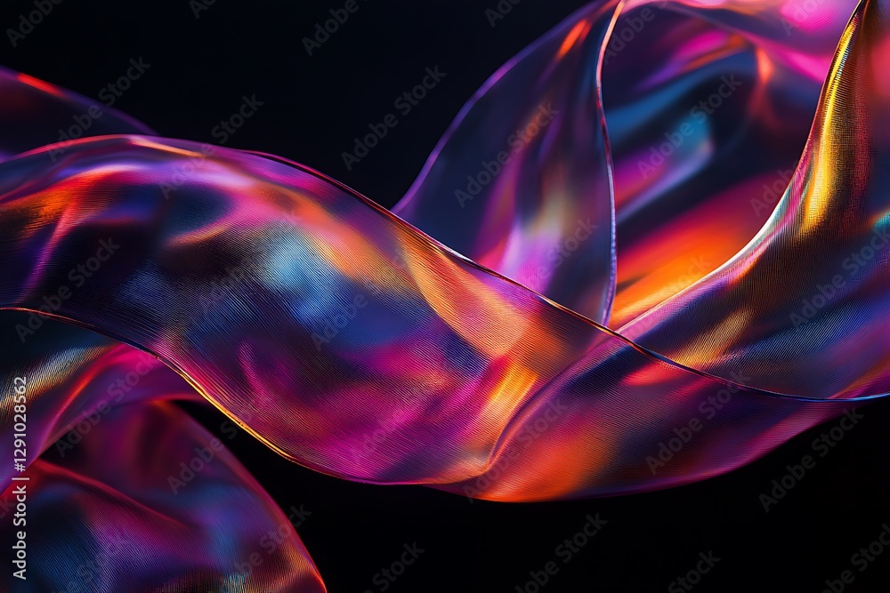 Abstract Colorful Fluid Design Graphic