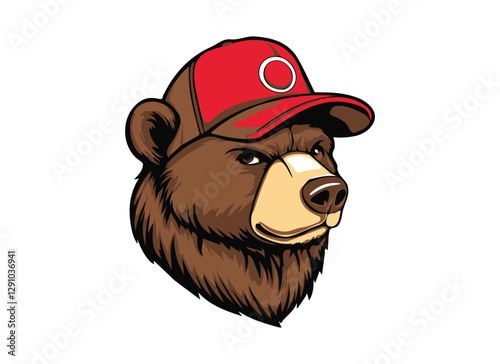 bear mascot esport logo design. Bear t shirt design