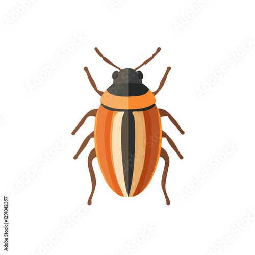 Minimalist flat illustration of Cepelinai, featuring a clean design isolated on a white background.

