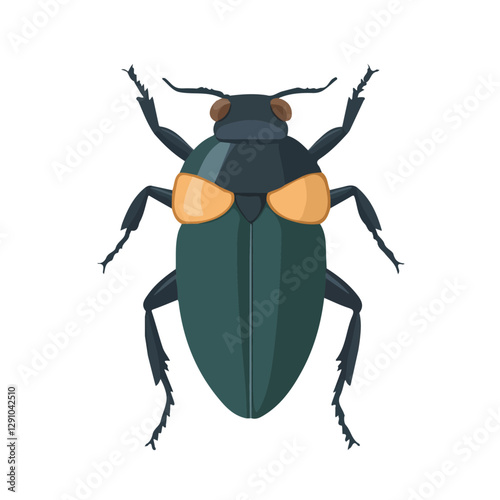 Minimalist flat illustration of Cepelinai, featuring a clean design isolated on a white background.

