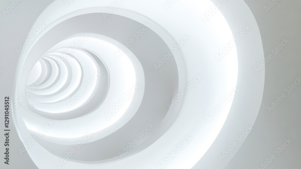 Obraz premium Abstract Architectural Design: A Minimalist White Space