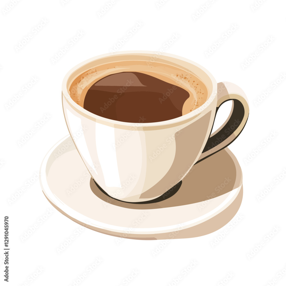 Minimalist flat illustration of Coffee, featuring a clean design isolated on a white background.
Minimalist flat illustration of Coffee, featuring a clean design isolated on a white background.