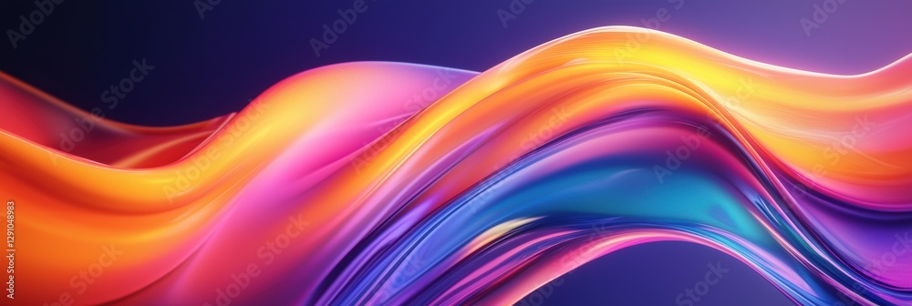 3d background minimalistic mockup with space for text, smooth abstract waves in vibrant colors, high-energy effect 3d background minimalistic mockup with space for text, smooth abstract waves in vibrant colors, high-energy effect