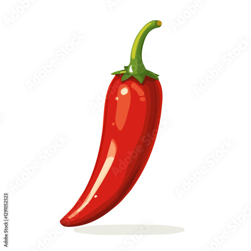 Minimalist flat illustration of Harissa, featuring a clean design isolated on a white background.

