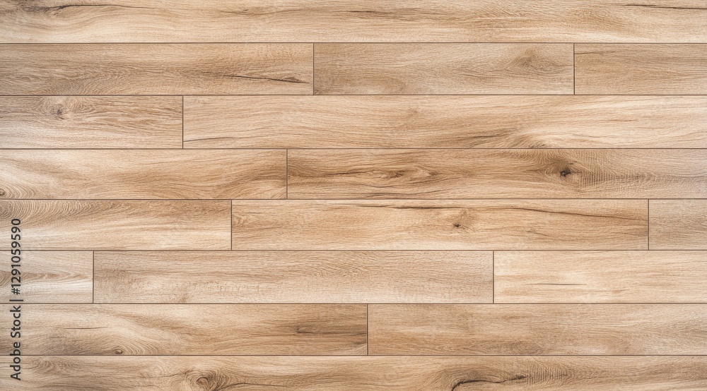 Fototapeta premium Beige Wood-Look Floor Tiles