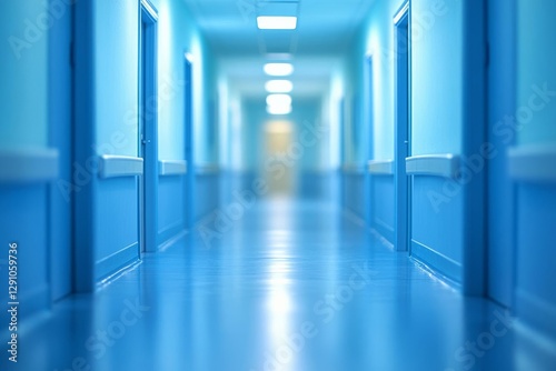 Wallpaper Mural abstract defocused blurred technology space background, empty business corridor or shopping mall Torontodigital.ca